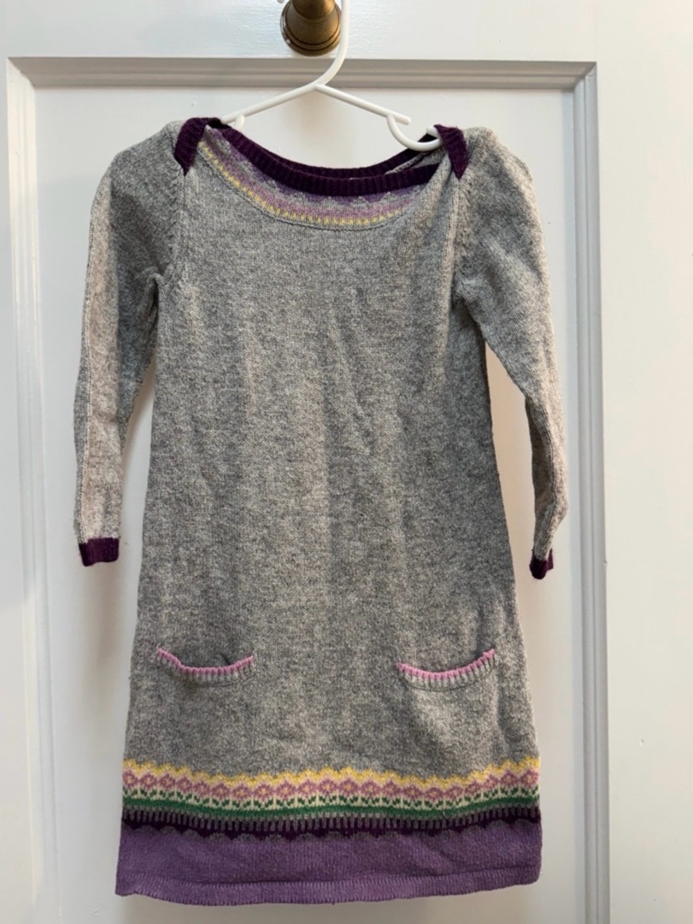 Mini Boden Sweater Dress Wool Blend